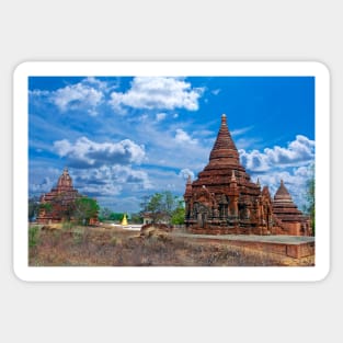 Bagan Pagodas3, Burma. Sticker